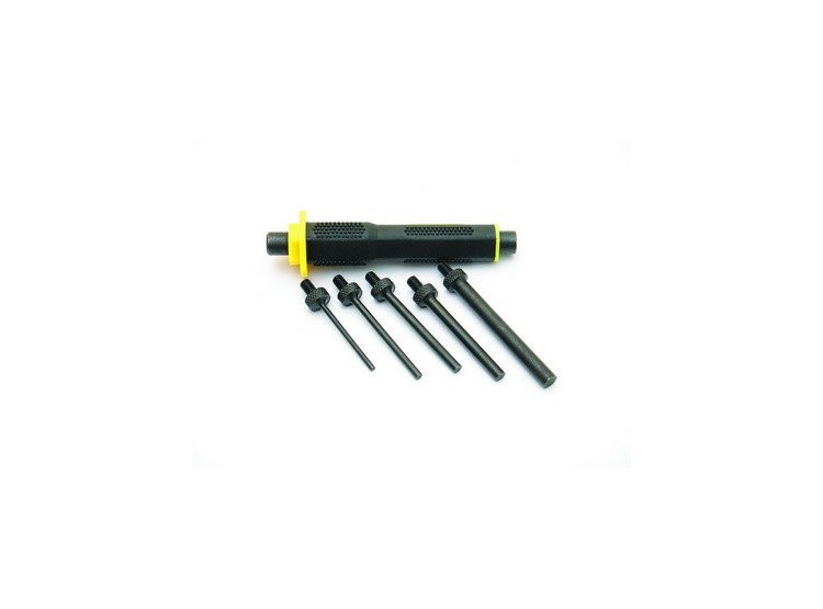 Průbojník 3; 4; 5; 6; 8 mm sada 6 ks CrV ocel